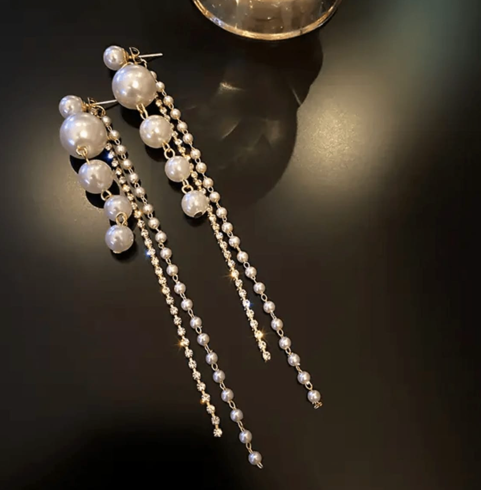 Pearl Eleganza Dangles