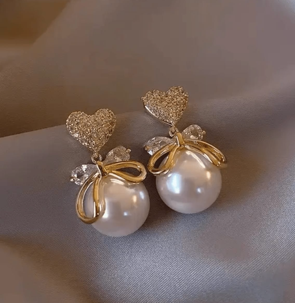 Pearls of Love Studs