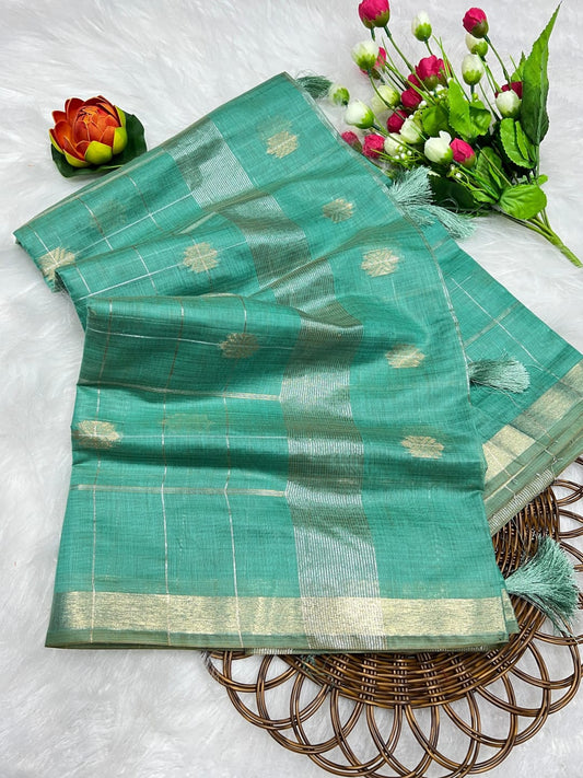 Ivory Tussar Silk