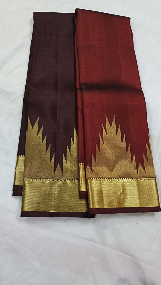 "Temple Glow Kanjivaram Saree"