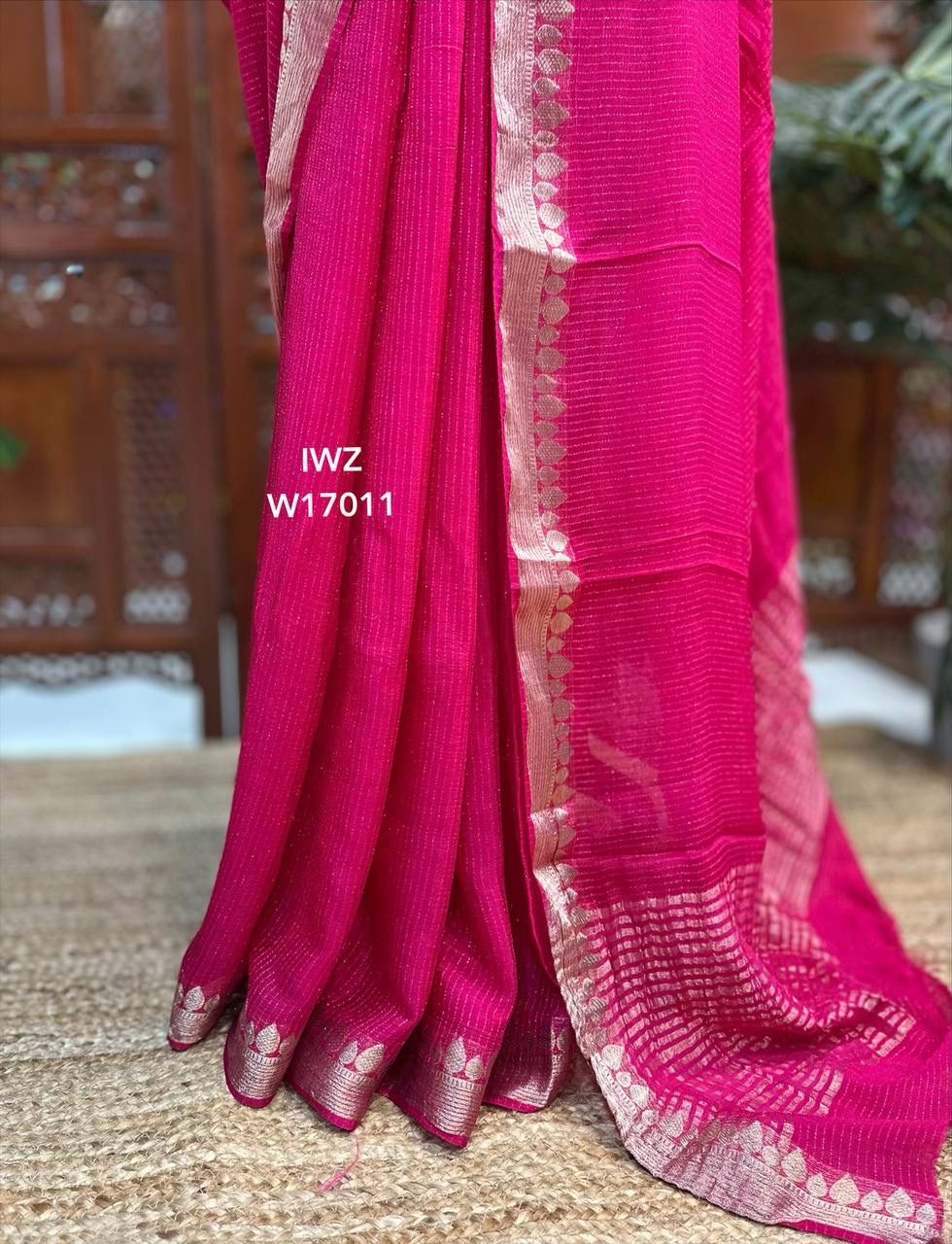 💖 Royal Banarasi Georgette Saree – A Timeless Beauty! 💖