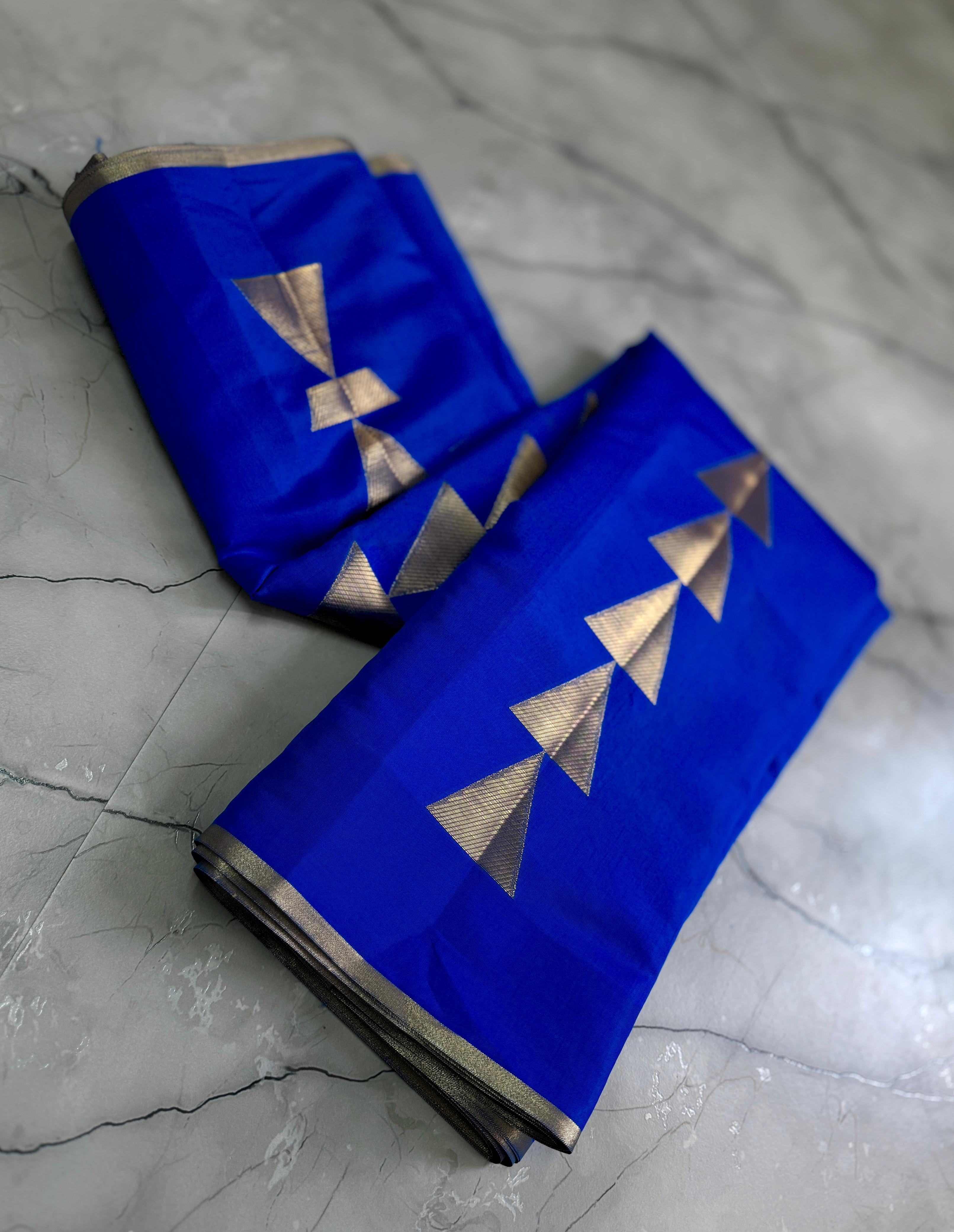 ✨ Royal Banarasi Semi Katan Silk Saree ✨