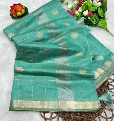 Ivory Tussar Silk