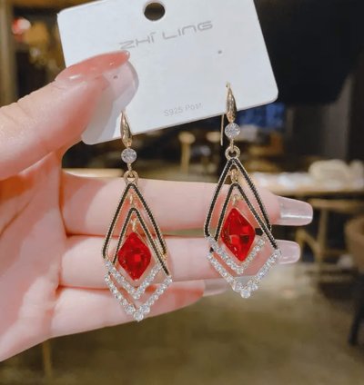 Ruby Queen Danglers