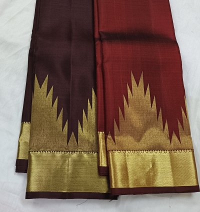"Temple Glow Kanjivaram Saree"