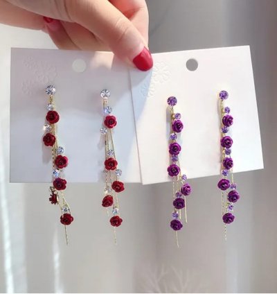 "Bloom & Dazzle Danglers"